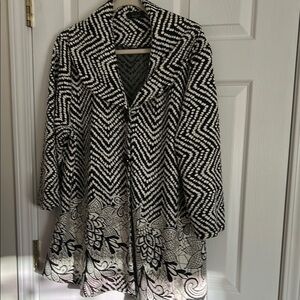 LTX Black and White Patterned Jacket